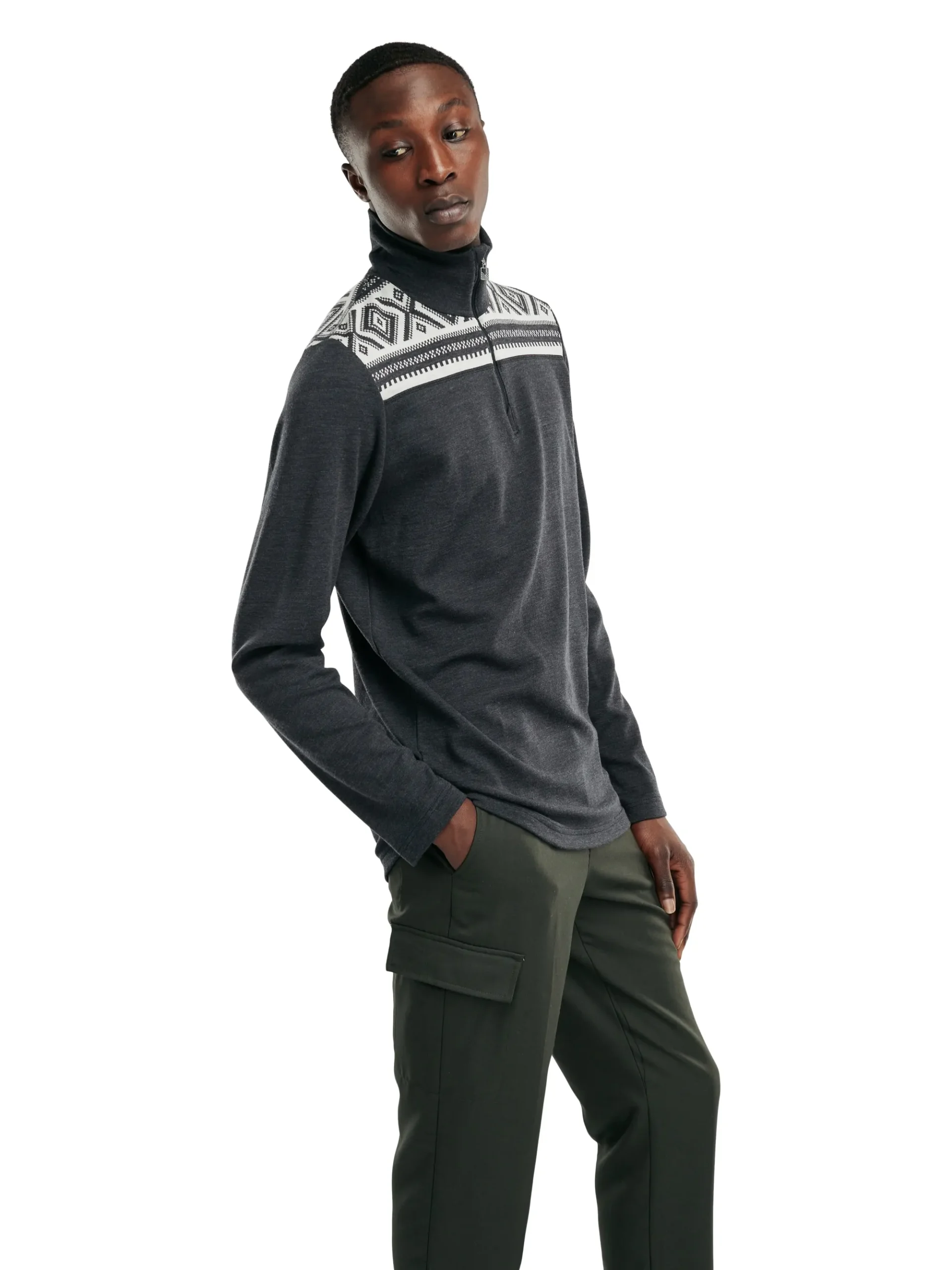 Men Dale of Norway Cortina Basic Men's Sweater - Superfine Merino