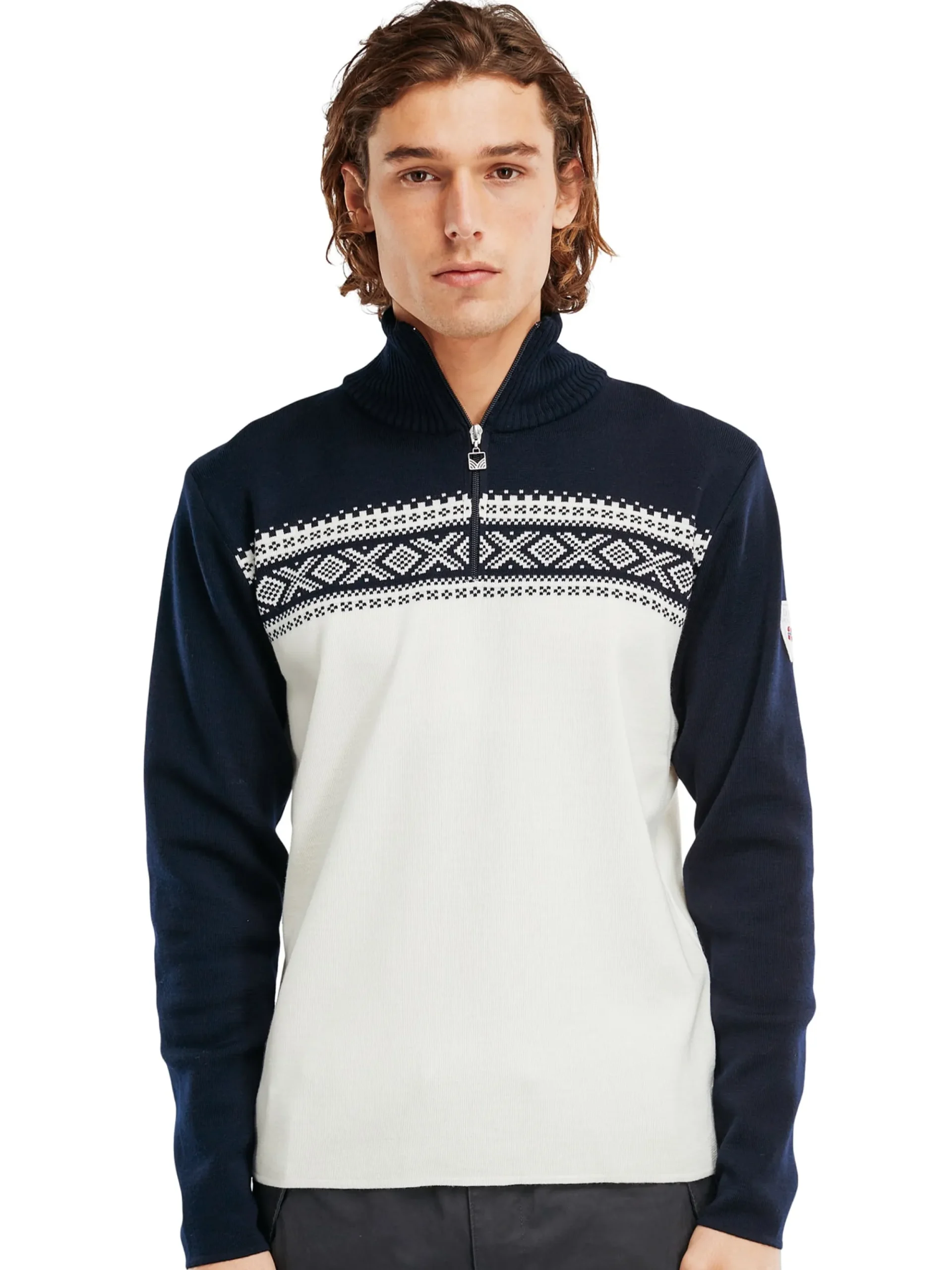 Men Dale of Norway Dalestolen Men's Merino Wool Sweater