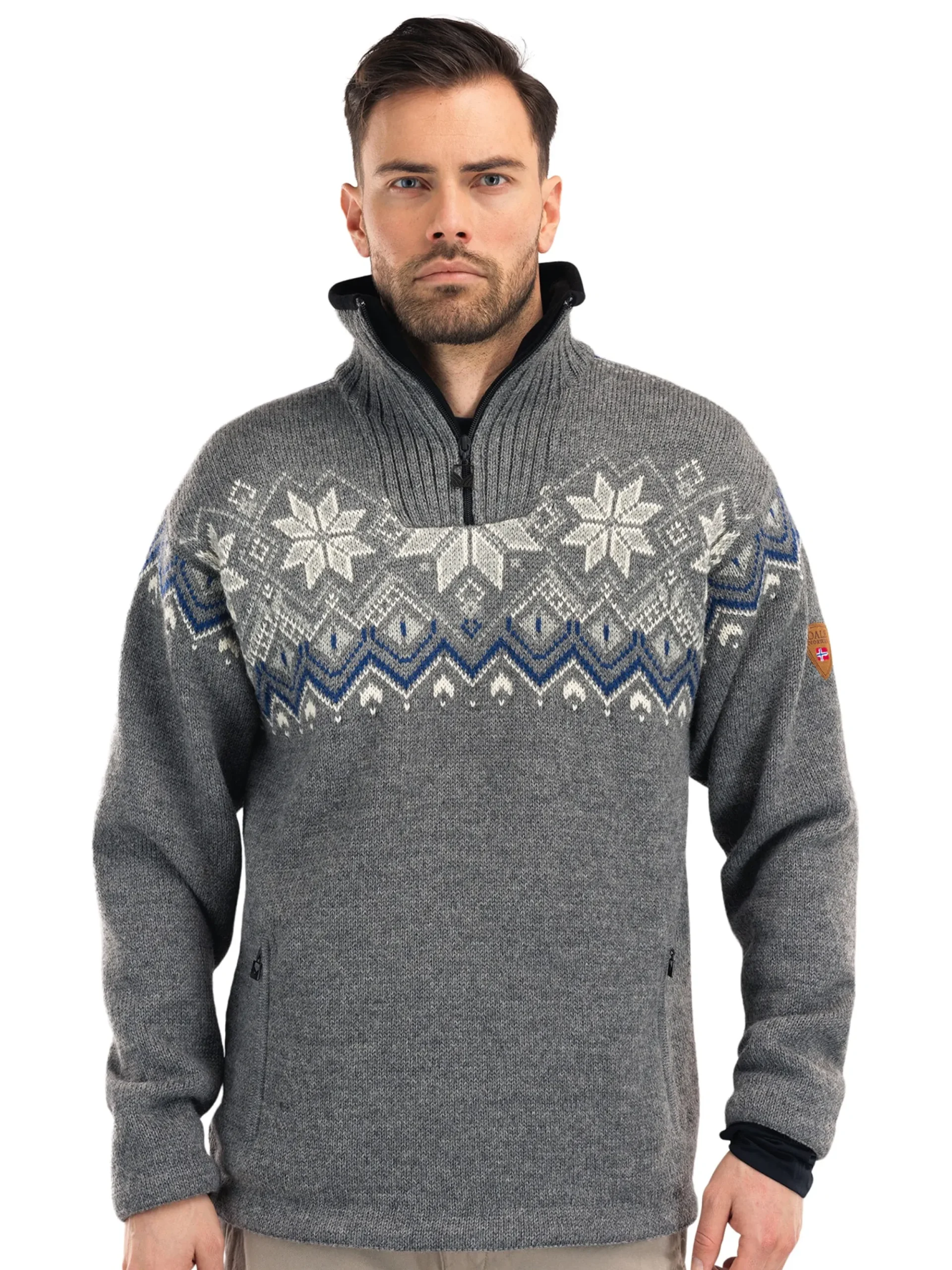Men Dale of Norway Fongen Weatherproof Men's Sweater - Norwegian Wool