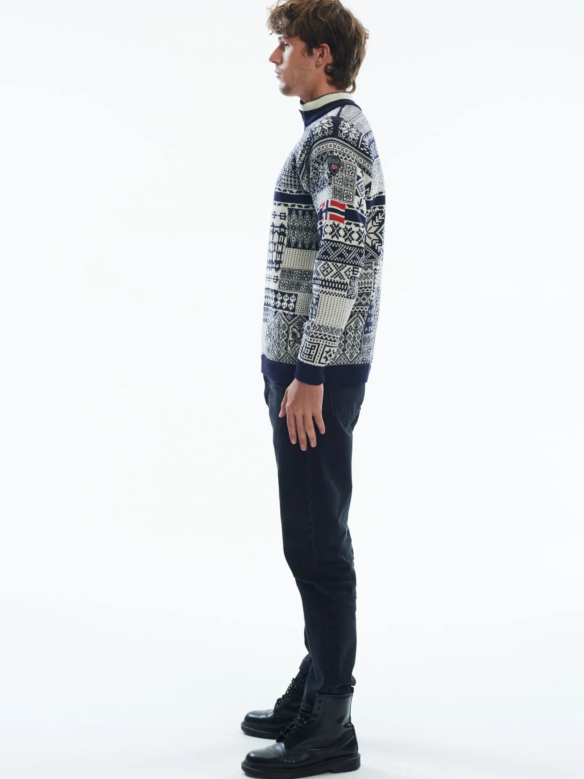 Men Dale of Norway History Men's Sweater - Norwegian Wool