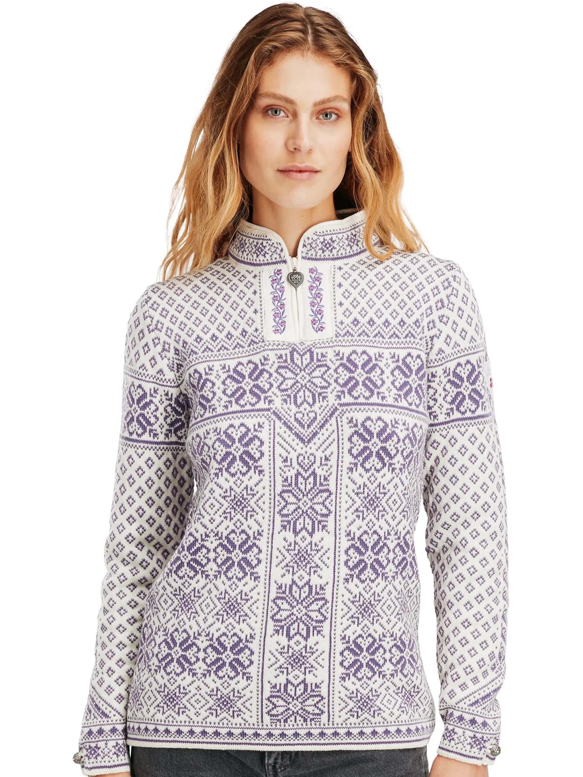 Women Dale of Norway Peace Women's Knit Sweater