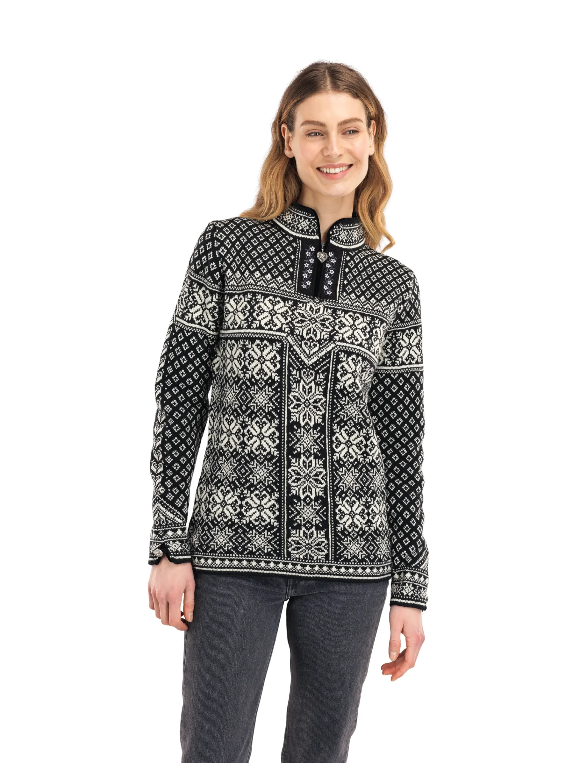 Women Dale of Norway Peace Women's Knit Sweater
